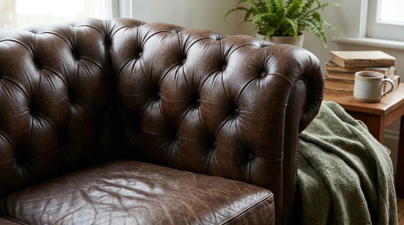 Tufted Leather Sofa Explained: Style, Feel, Cleaning